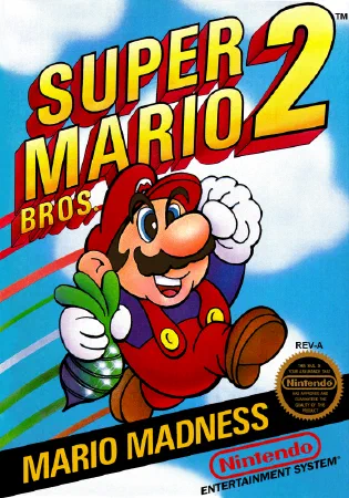 Super Mario Bros. 2 NES box art