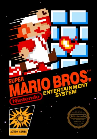 Super Mario Bros. NES box art